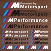 For BMW 1set Car Badge Sticker Car Decoration Decal For Bmw M Performance Power X1 X3 X5 X6 E84 E83 F25 M3 E90 E91 E60 F15 F16 E