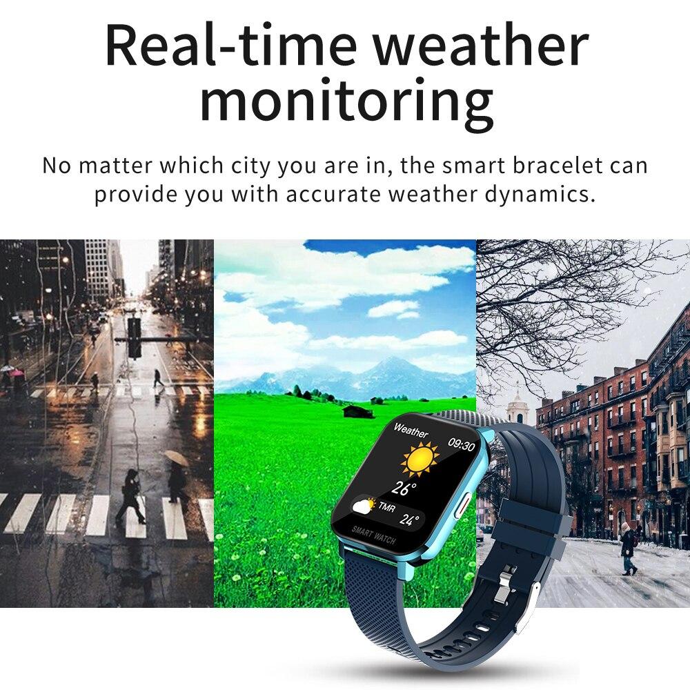 Buy LEMFO MT28 1.54 Inch HD Smart Watch Men Real-time Monitoring of Body  Temperature Weather Heart Rate Sport Smartwatch For Android at affordable  prices — free shipping, real reviews with photos — Joom