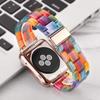 Resin Strap for Apple Watch Band 44mm 40mm 42mm 40mm Accessoreis Luxury Watchband Belt Bracelet iWatch Series 3 4 5 Se 6 Band