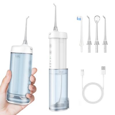 Oral Irrigator Cordless Dental Water Flosser Suitable for Outdoor Travel White