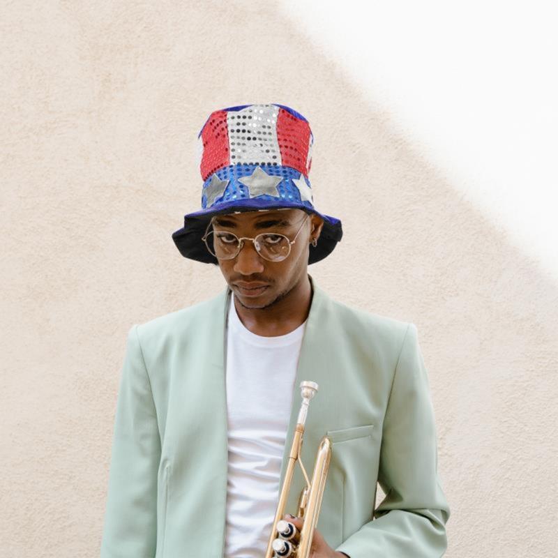 US Liberty July 4th Costume Fun Top Hat for Men Women Unisex Stovepipe Hat with Sequins Adults