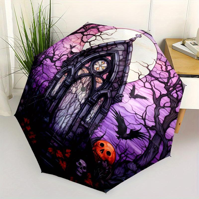 

Gothic Stained Glass Window Decoration Wall Art Print Umbrella Day Gift Y269