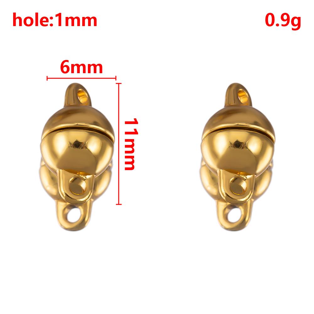 1 Set 2 Sets Verriegelbare Starke Magnetische Verschlüsse Magnetische Endverschluss Verbinder Schmuckherstellung DIY Armband Halskettenverlängerung Zubehör