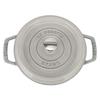 Staub Pico Cocotte Round 20cm Campagne pot Enamel pot Rund Brater blanco trufa Pot Cookware Kitchenware [Staub Pot] (White Truffle)