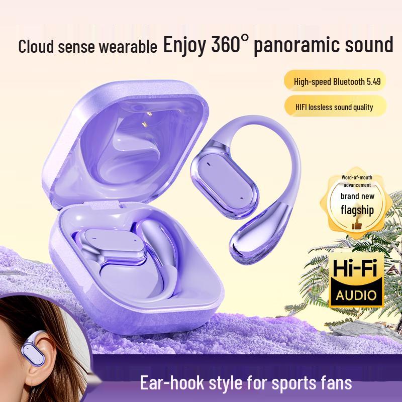 YOMO 2025 Wireless Ear-Hook Bluetooth Headphones