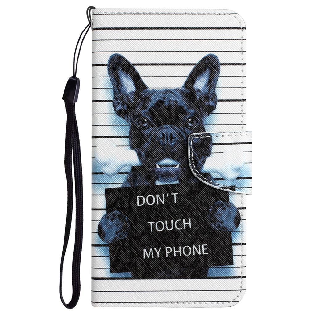 For Xiaomi Redmi Note 13 5G Case PU Leather Magnetic Clasp Pattern Printing Phone Cover