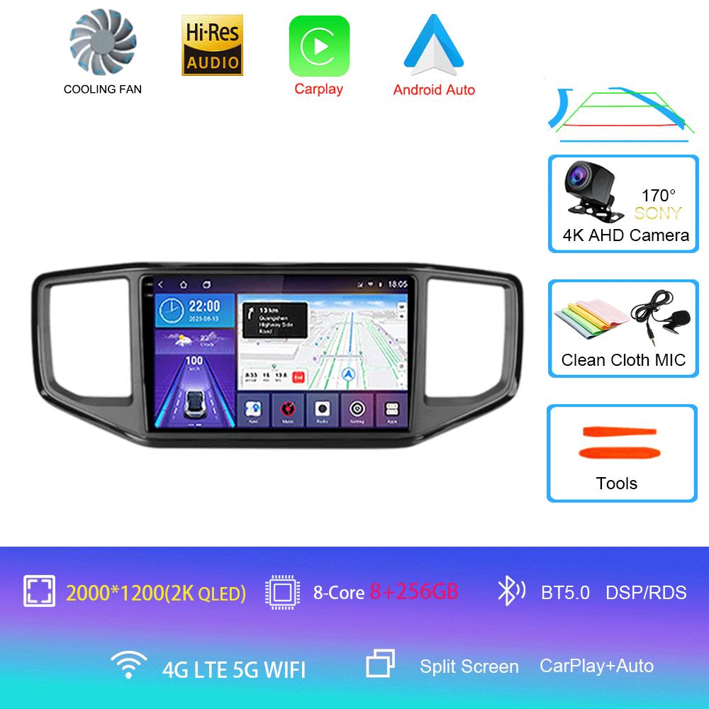 Android 14 video Player Car Stereo Radio For Volkswagen Amarok 1 2016 - 2020 Navigation Wireless Carplay Auto Multimedia 4G Wifi