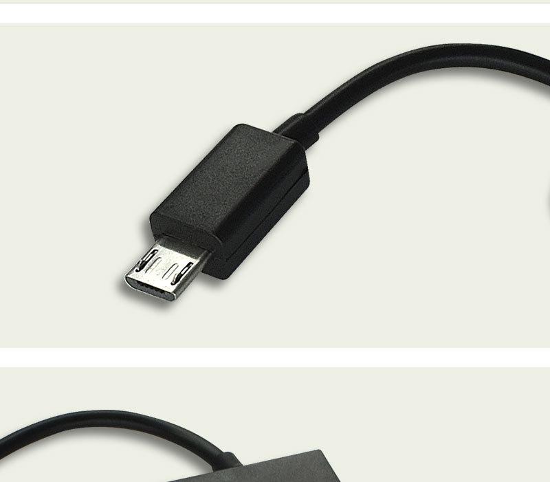 Multi-Functional Three-in-One OTG Adapter Cable for Android Micro USB: Connect Mouse & Keyboard with Power Supply
