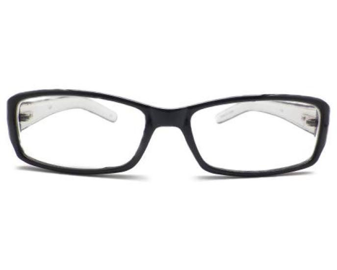 Stylish and Fashionable Reading Glasses with Leather GL01 Men's Glasses/senior Temples, Black, 2.50
