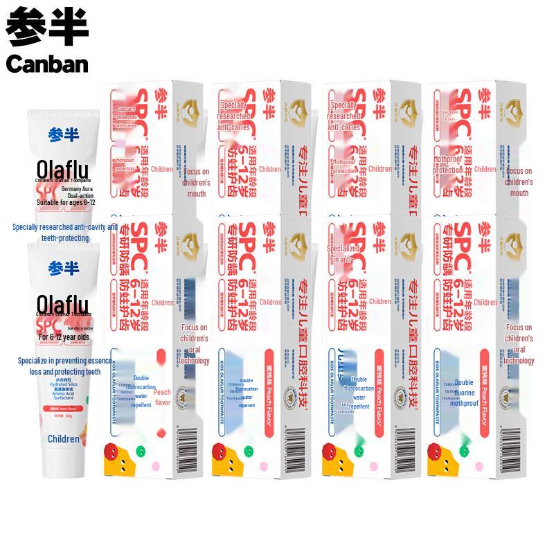 

Canban Kids Peach Toothpaste 8-Pack