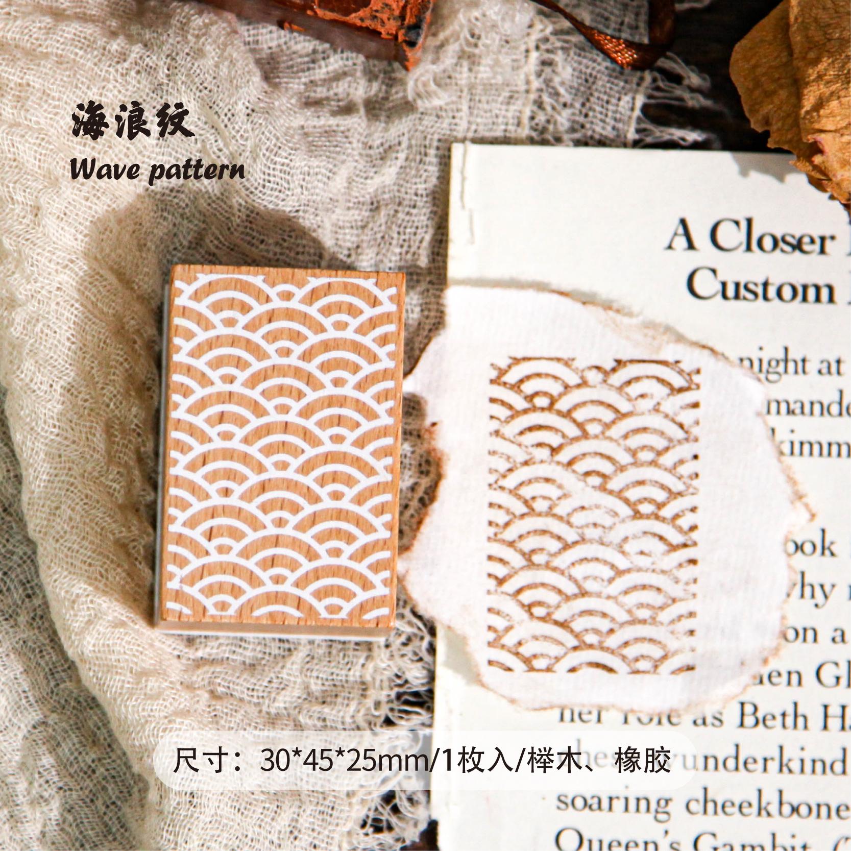 

Vintage Wooden Rubber Stamp Bottle Shape Flower Printed DIY Scrapbooking Albums Stamp Stationery Handbook Creative Seal Planner