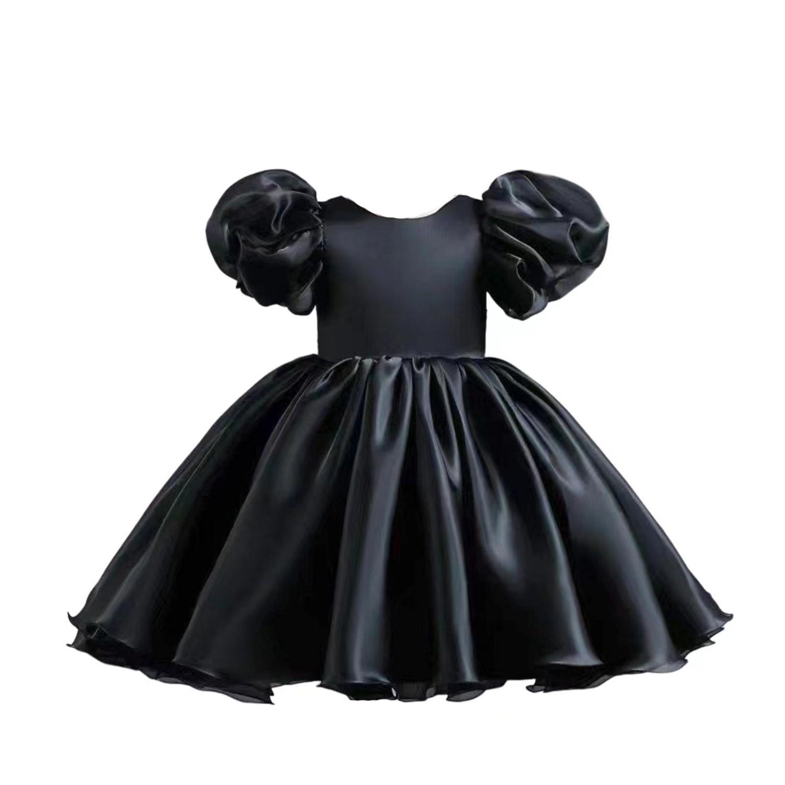 

Платья принцесс Платья с рукавами-фонариками Платья на день рождения Осенние платья Платья для девочек Платья 130 чёрный