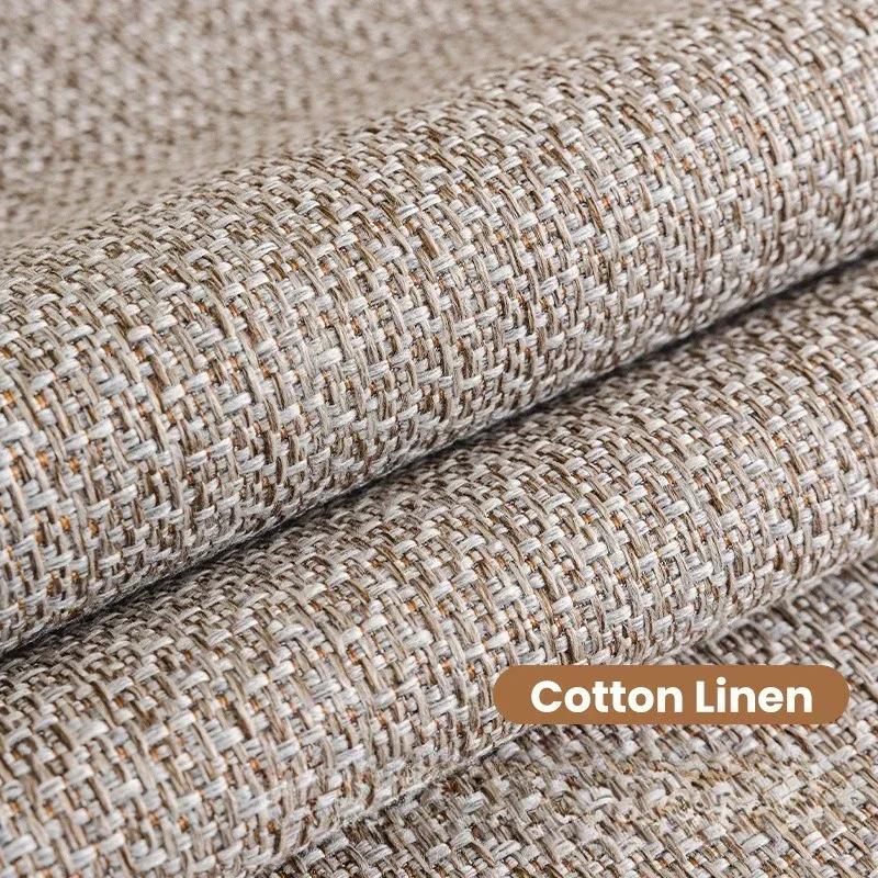 Cotton Linen Durable Sofa Cover Four Seasons Universal Sofa Pad Solid Color Sofa Mat for Living Room Anti-Slip Couch Cushion