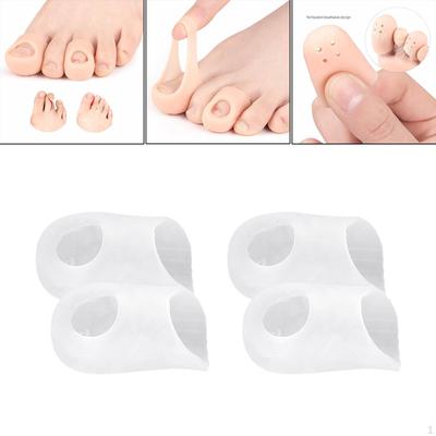 4Pcs Toe Cap Protectors Sleeves Bunion Cushions Covers for Running Standing Women Men