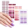 16 Strips Nail Polish Sticker Nail Strips Nail Stickers Summer Nail Polish