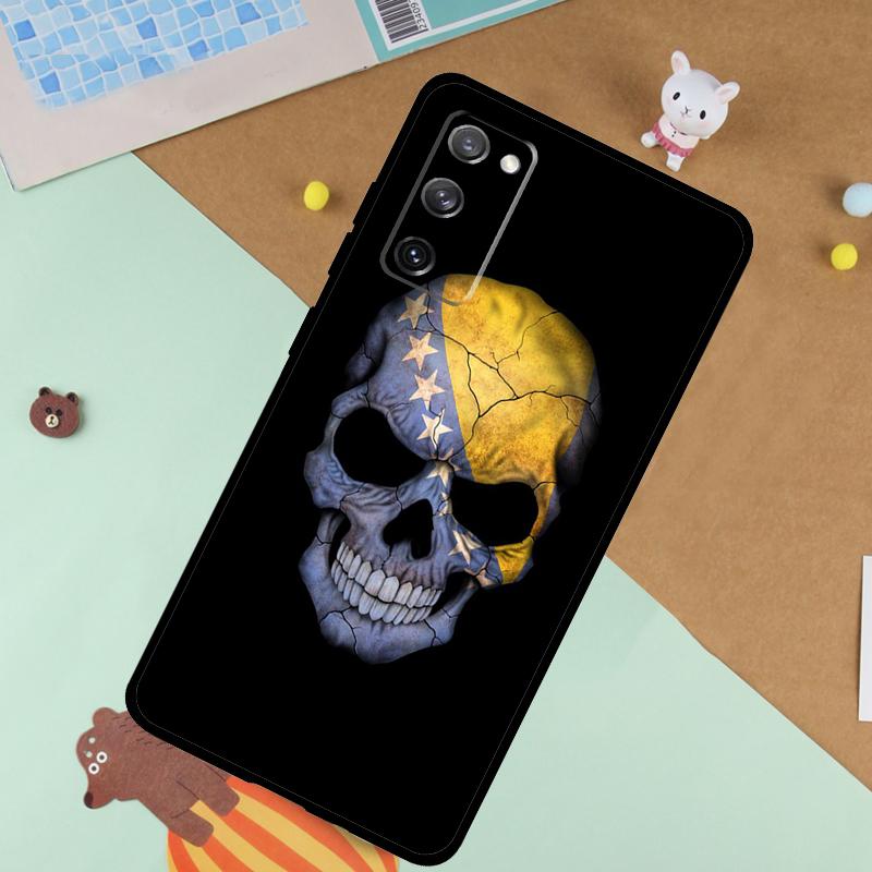 Bosnia Flag Soft Case For Samsung Galaxy S24 Ultra S9 S10 S20 S22 S23 Plus S21 FE S25 Ultra Funda Cover