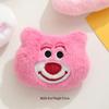 Adorable Plush Bear & Rabbit Brooch Keychain for Kids & Women - Cute Bag or Pin Accessory