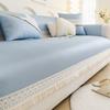 Ice Silk Sofa Cushion Summer Summer Non-Slip Mat Cushion  New French Cream Wind Sofa Cover