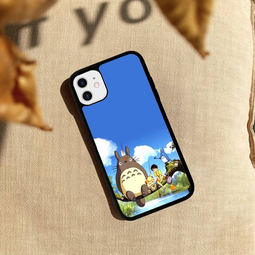 Cute T-Totoroes For iphone 17 Air 16 15 14 13 12 11 Pro Max TPU+PC Plus Shockproof Back Phone Cover