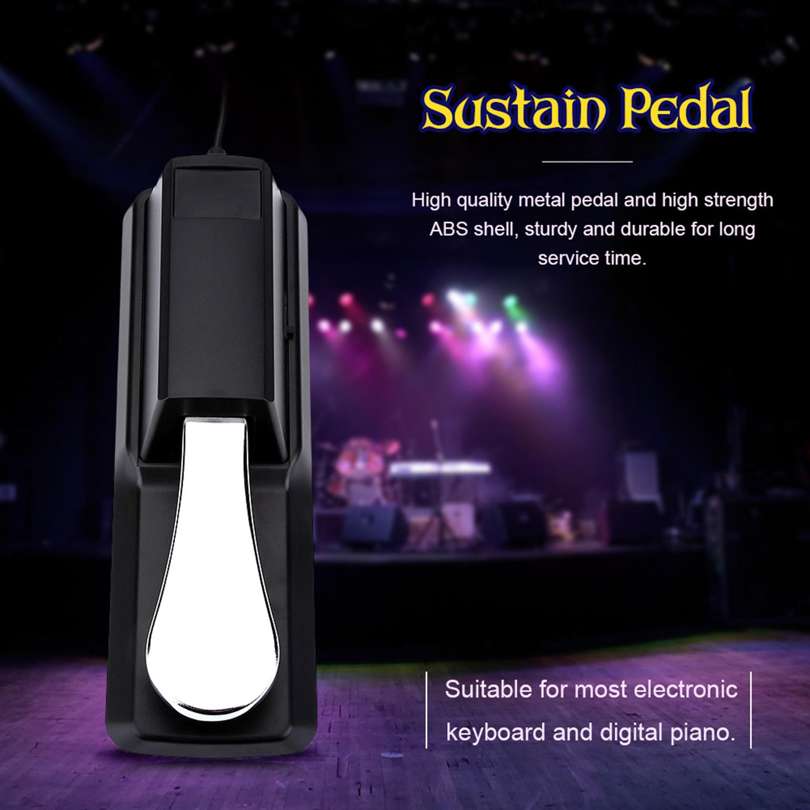 

Electronic Keyboard Sustain Pedal Damper for Digital Piano Instrument Accessory