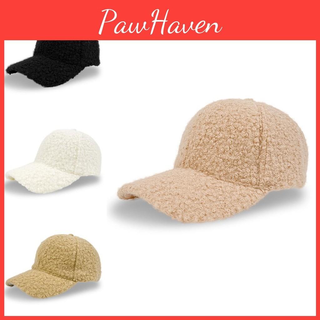 Plush Color Solid Baseball Cap Warm Winter Outdoor Hat Fashion Gift Breathable