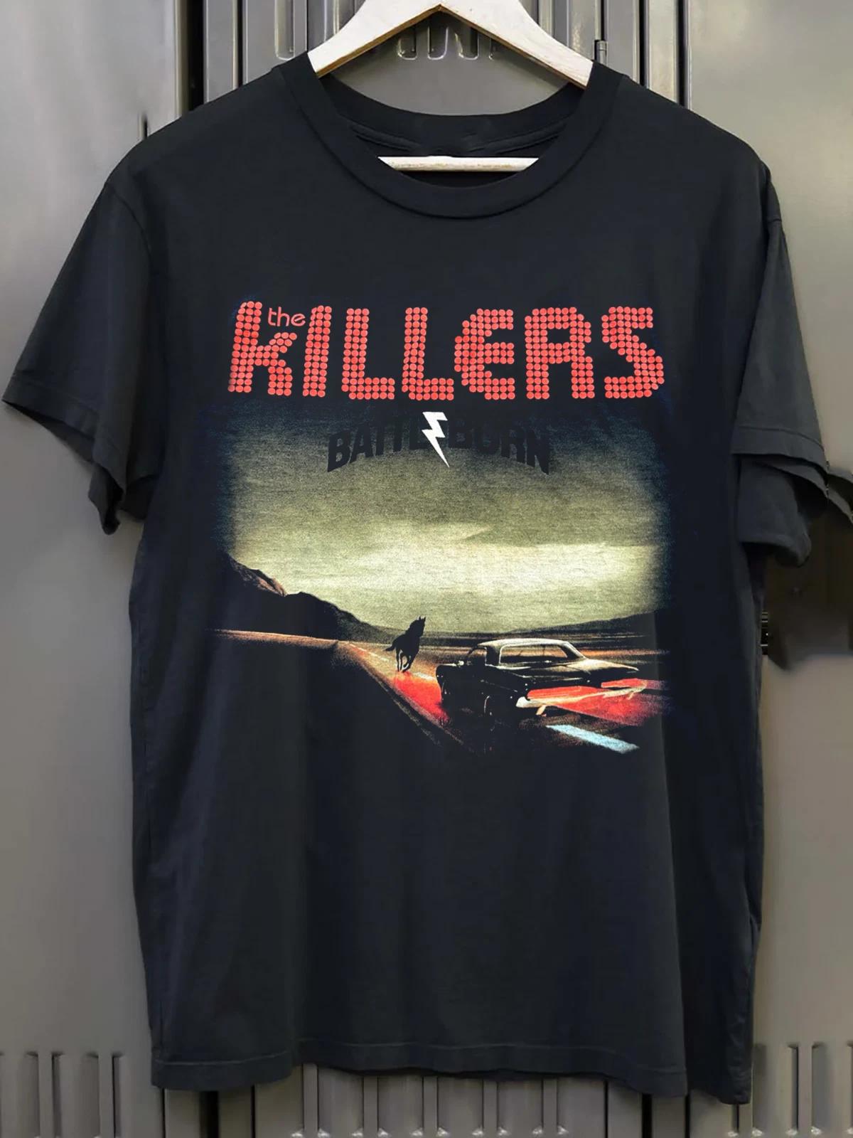 

The Killers band US Tour Shirt 2012 Cotton Black All Size Shirt LLL311 4XL