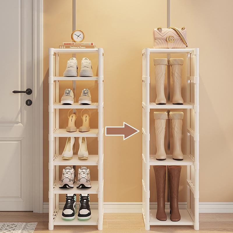 Shoe Rack Multi-layer Storage Rack Household Simple Door Entrance Indoor Dormitory Space Saving Small Apartment Shoe Cabinet