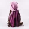 Solid Scarf Female Satin Scarves Woman Hijab Bandana Headscarf Square Women's Fashion Turban Wrap Printed Luxury Accessory