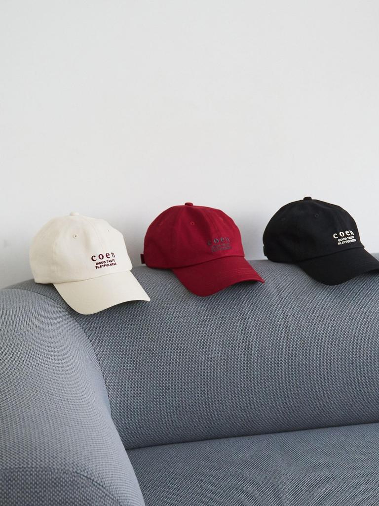 New Color Logo Embroidered Cap 76856000004 6900 FREE [Cohen] Available! DK.GREEN(69)