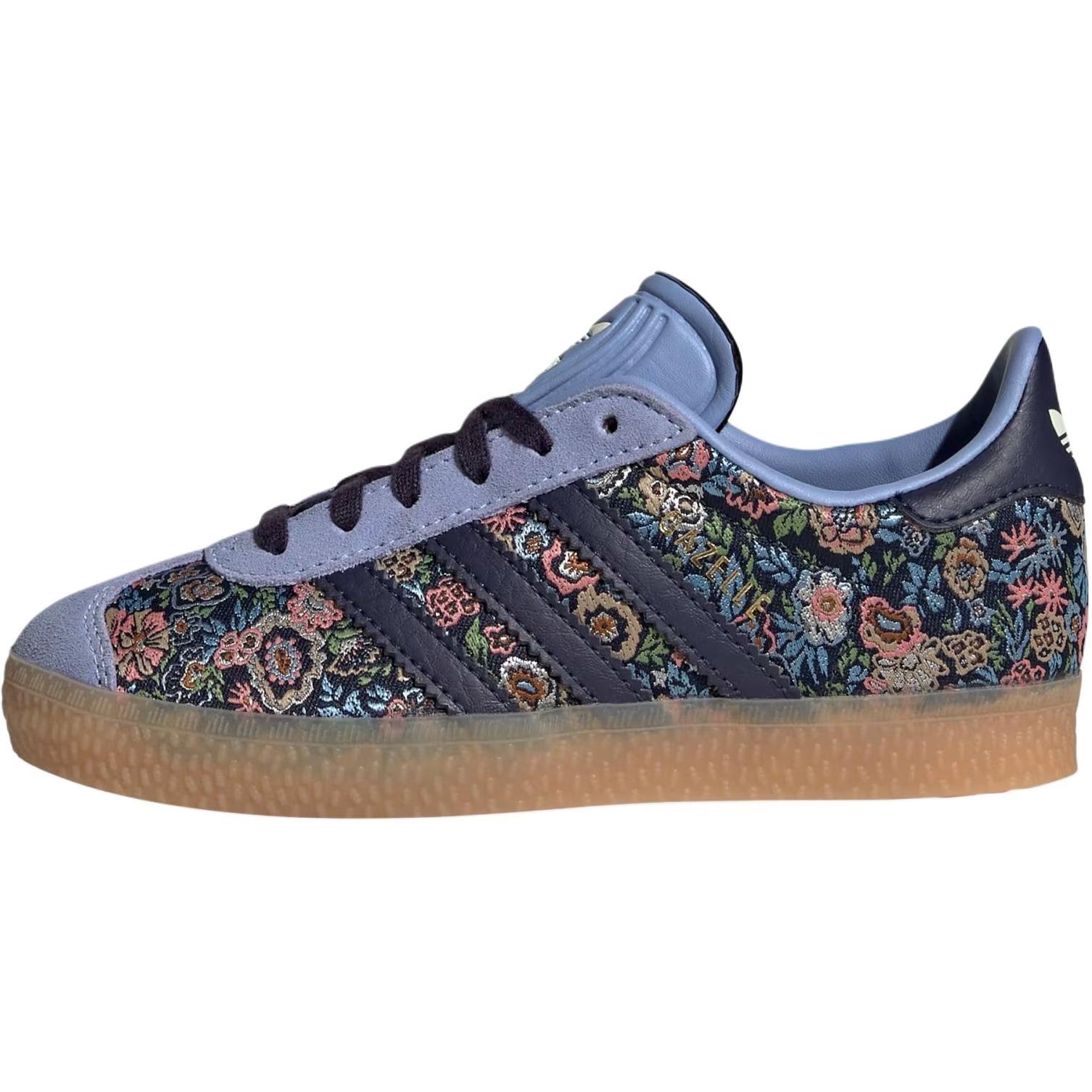 (PS) adidas Gazelle Liberty London Floral Embroidery Kids JH5209 EU 30