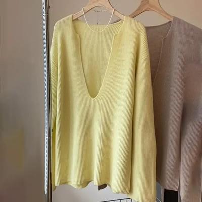 Trui voor Dames Winter Katoen Verdikte Pullover Warm Gebreid Rekbaar Lange Mouw Oversized Jumper Trui Tops