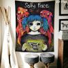 Sally Face Pattern Home Decor Tapestry, Wall Hanging, Decorative RV Wall Cloth.XGT0914189