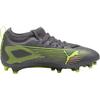 Puma Ultra 5 Match FG/AG Stylish Comfortable Durable Low-Top Soccer Shoes Kids Soccer Shoes Silver Yellow 108167-03