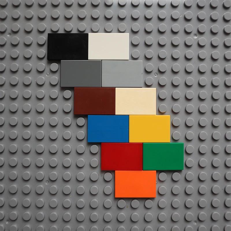 50PCS MOC Assemble Particles 26603 Size 2x3 Bricks Flat Tile Smooth 2*3 Building Blocks DIY Educational Creative Toy for Kids
