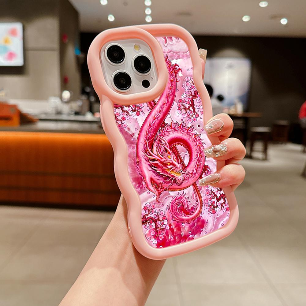 Ae77 Dragon Design Art Protective Phone Cases for iPhone 14 13 Pro Max 11 12 15 Plus XR Infinix Hot 40i Smart8 Tecno Big Wave TPU Back Cover