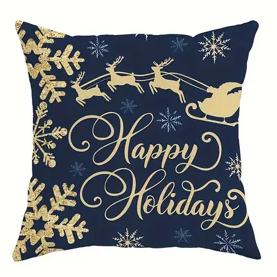 2025 Exclusive Christmas Throw Pillow Cover for Holiday Living Room Decoration