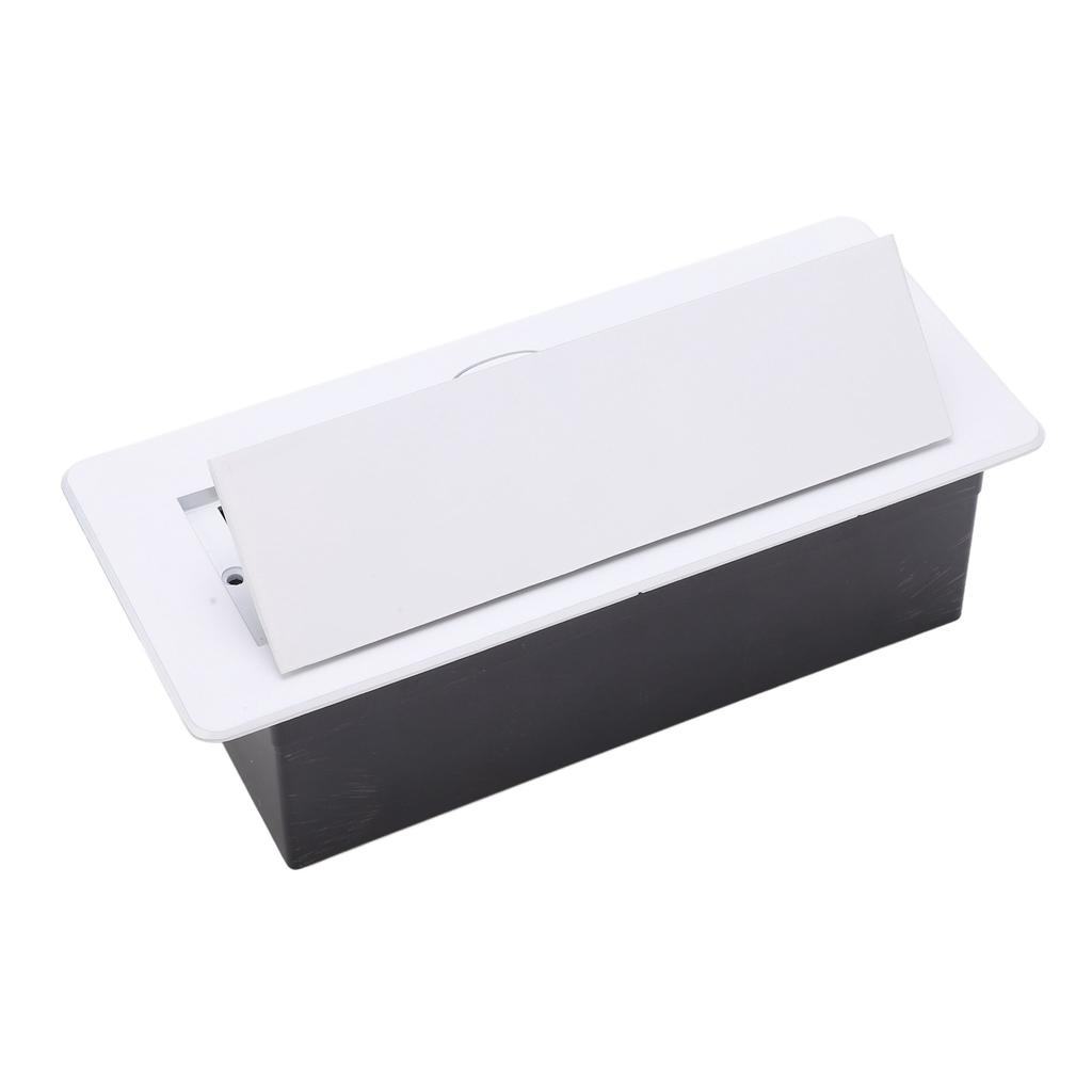 Power Socket Recessed Bounce Design Power Strip Embedded Desktop Outlet for Office School