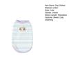 Cotton Ribbed Knit Dog Vest for Small Breeds Summer Sleeveless Striped Puppy Shirt Soft Breathable Pet Outfits