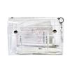 Large Capacity Transparent Pen Bag Clear Cosmetic Bag Portable Stationery Organizer  Students Use