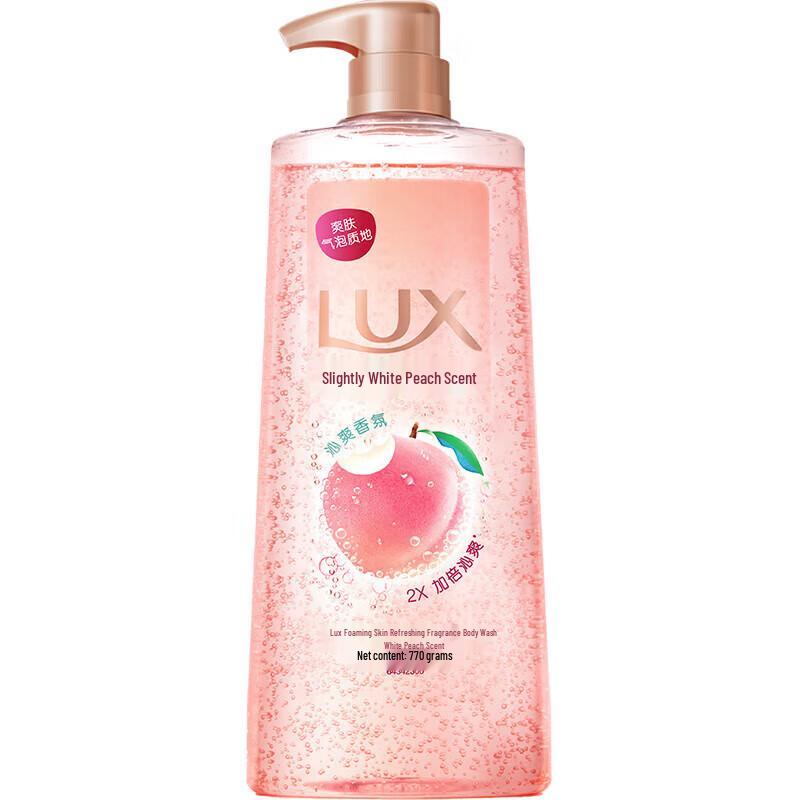 Lux White Peach Foaming Body Wash