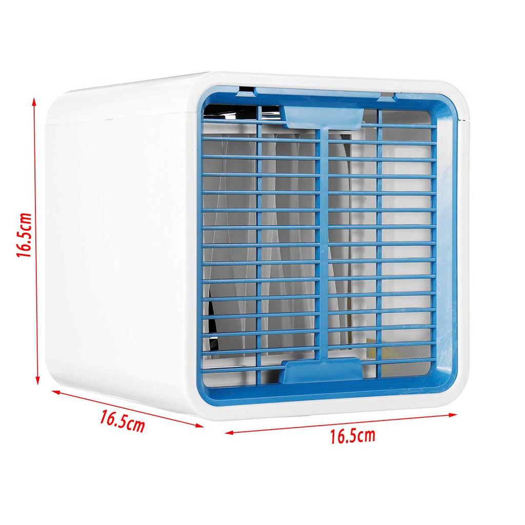 3 Speed LCD Mini Air Cooler Cool Cooling Fan Purify Humidifier 6 Colors LED NEW