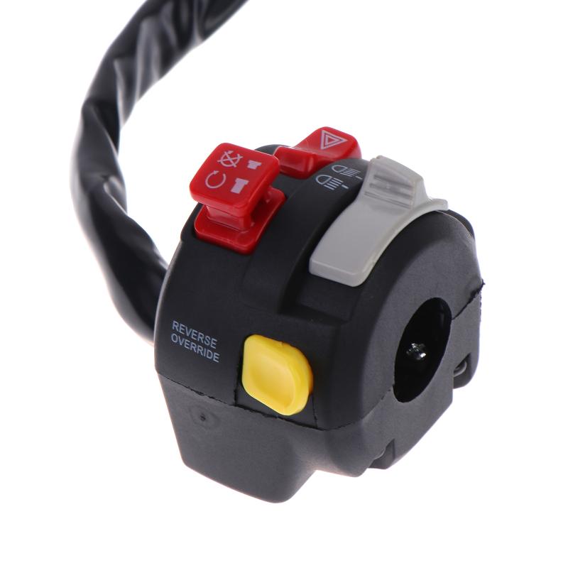7/8" 22Mm Motorcycle Multifunction Handlebar Control Switch Assembly Warning Light Kill Start Turn Signal Horn Button Switch