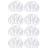 Adesivi per talloni in silicone Donna Uomo Alleviamento Cuscino per scarpe Cuscinetti per talloni in gel Scarpe troppo grandi Inserti antiscivolo Protezione per tallone