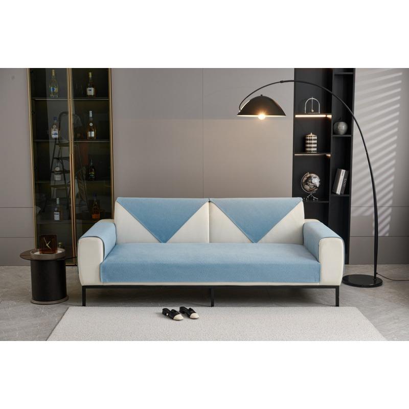 Подушка для дивана из шенилла — фото 8