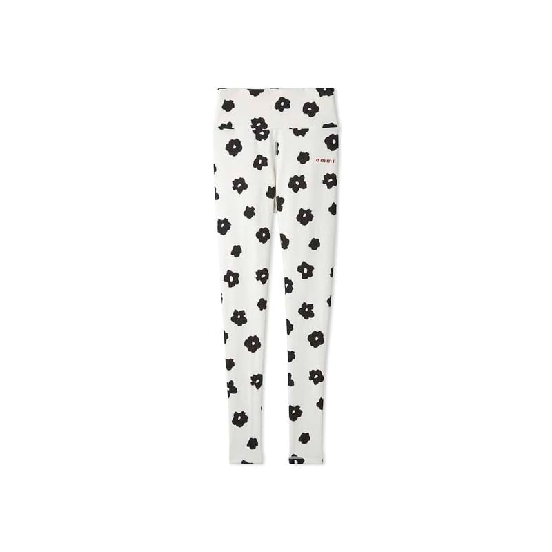 

[Emi] yoga chamomile pattern leggings 14WCP251204 ladies WHT