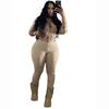 Herbst Dicker Yoga Kapuzen-Trainingsanzug Set Sexy Damen Zweiteiler Sport-Matchingset Süße Dame Fitnessstudio Hosen Outfits