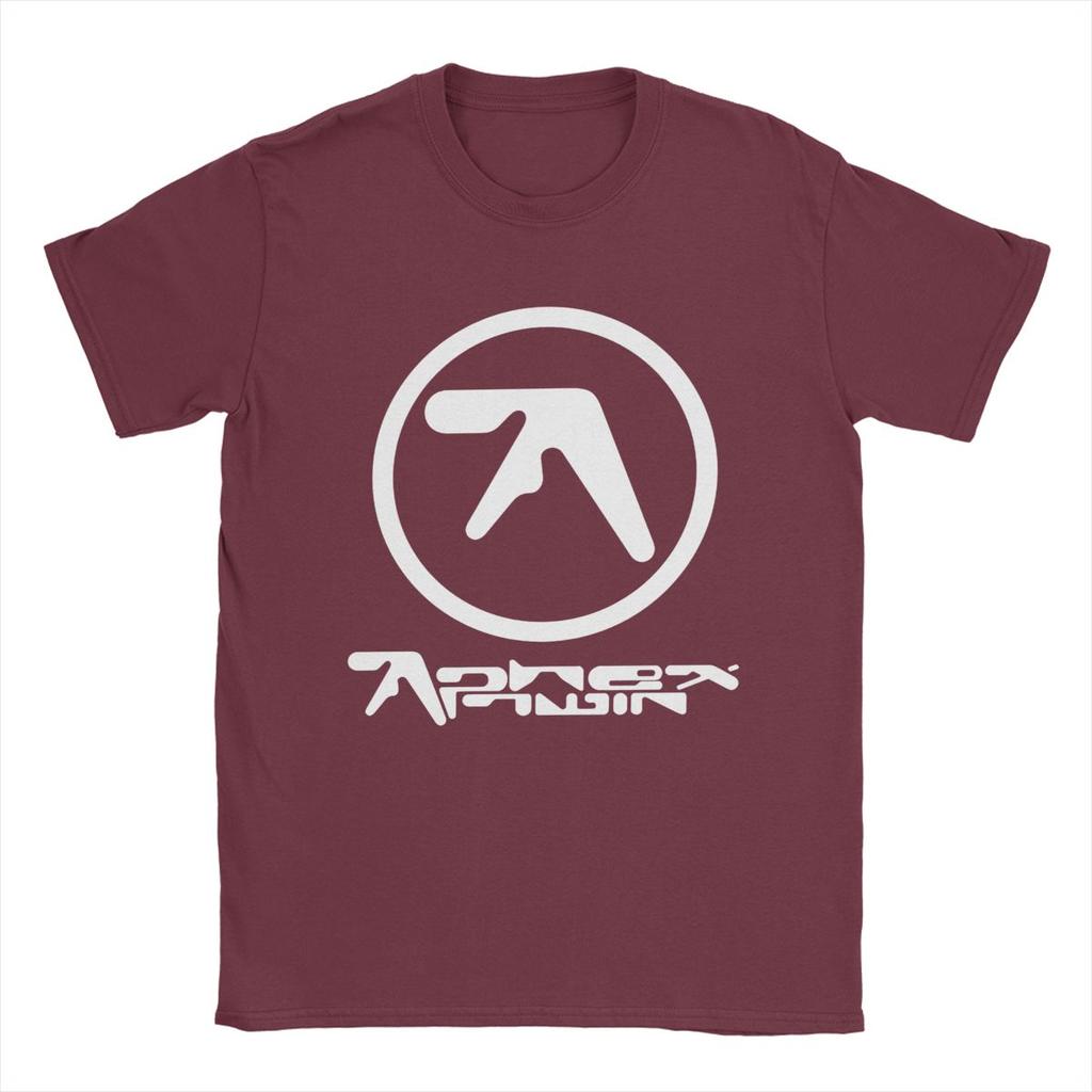 Aphex Twin T Shirt for Men Pure Cotton Vintage T-Shirts Crew Neck Tees Short Sleeve Clothing Birthday Gift