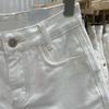 Pantaloncini di jeans strappati da donna taglie forti - Stile a trapezio ampio e sfilacciato