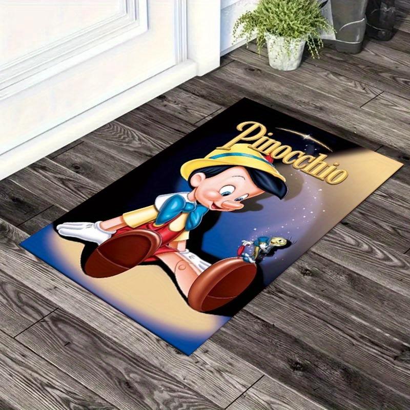 

1pc Pinocchio Pattern Area Rug Soft Flannel Floor Mat for Living Room, Office, Bedroom, Outdoor and Camping, Sofa Coffee Table Floor Mat, De 60cm by 90cm