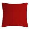 Coussin décoratif - EDEN - 40 x 40 cm - Terracotta (rouge) - Polyester - Uni